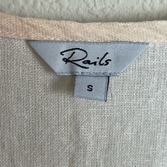 RAILS Ashlyn Sunset Gradient Midi Dress in Multi Water Color Size S - Picture 6 of 7